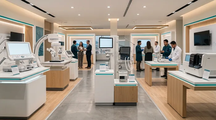 Showroom de equipos médicos disponibles para venta